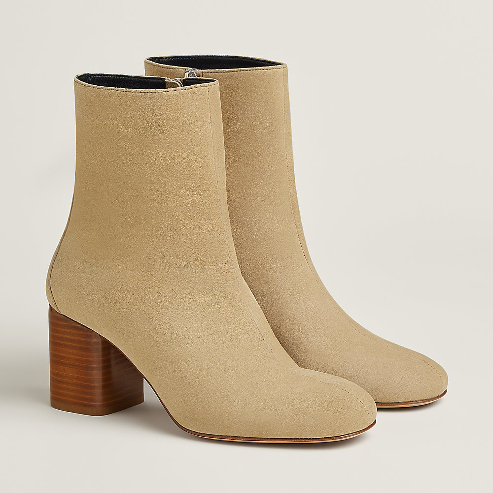Licol 70 ankle boot - Beige | Hermès USA